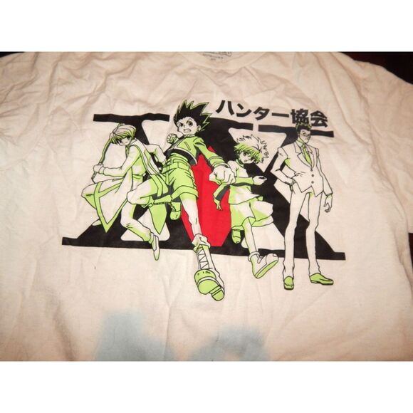 HUNTER X HUNTER unisex medium 38/40 white graphic short sleeve t-shirt - Picture 2 of 4